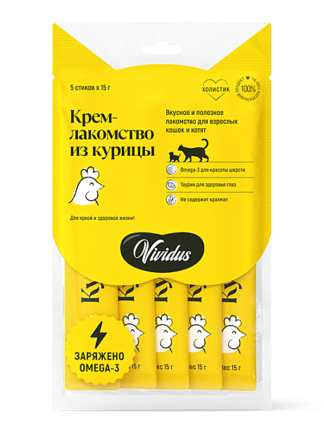 Лак-во д/к Vividus 15г Курица