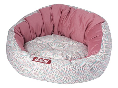 Лежак  XODY Подиум Гарден розовый 53*53*21/12