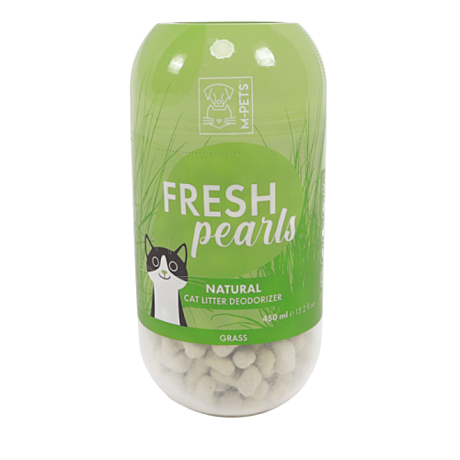 Гранулы д/туалета M-Pets Fresh Pearls 450мл Травянной