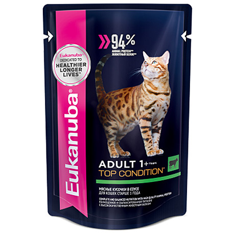 Корм д/к Eukanuba пауч 85г Говядина