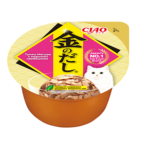 Корм д/к INABA лам 70г Тунец Магуро/Гребешок