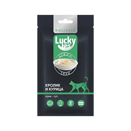 Лак-во д/к Lucky bits Крем-суп Кролик/Курица 5*20г