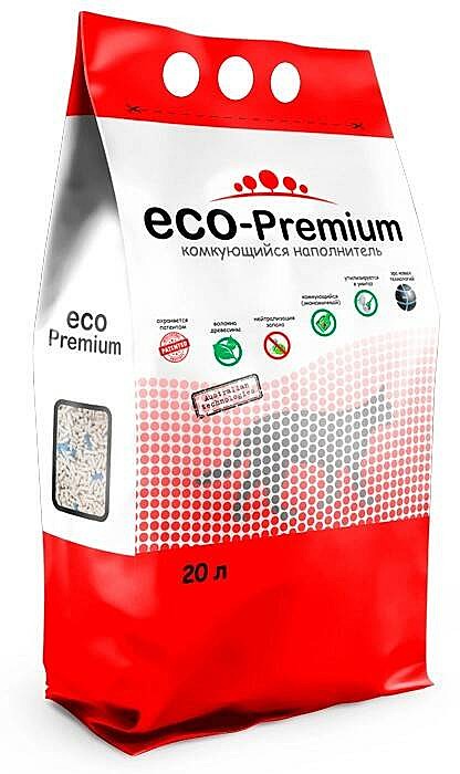 Наполнитель ECO-Premium Blue 20л древес/ком./смыв. 