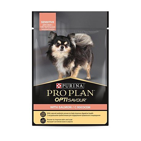 Корм д/с ProPlan пауч 85г Лосось чувств.пищеварение