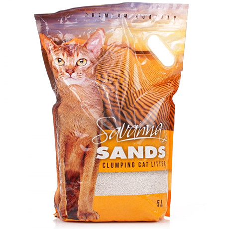 Наполнитель Savanna Sands 5л/3,8кг без запаха/ком.
