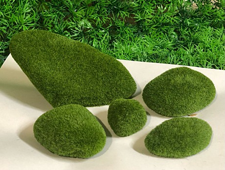 Камни мох 5шт. в аквариум