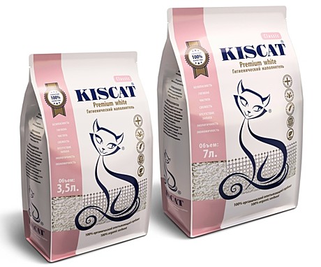 Наполнитель KisCat Classic 7л полигель/впит./3-6мм гранулы