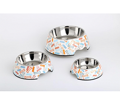 Миска 350мл/меламин/металл/рисунок 37-М