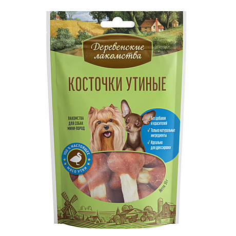 Лак-во д/с Деревенские лак-ва Косточки утиные 55г д/мел.пород
