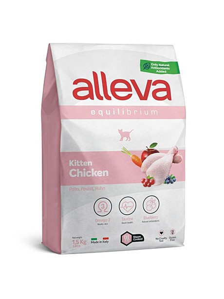 Корм д/котят Alleva Equilibrium 1,5кг Курица