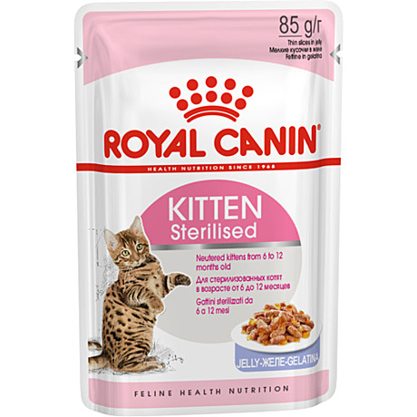 Корм д/котят RC Sterilised пауч 85г желе