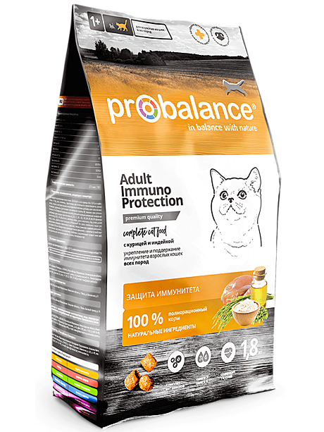 Корм д/к ProBalance 1,8кг Курица/Индейка д/иммунитета