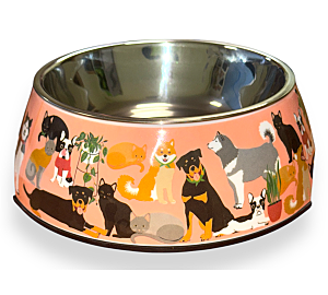 Миска 350мл/меламин/металл/рисунок 81-М