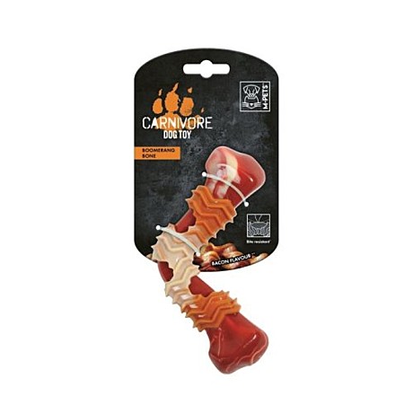 Игрушка д/с Carnivore Кость-бумеранг 17,8*9,3*4,1см/бекон