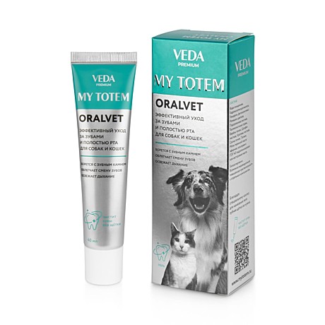 Гель гигиенический Veda Oralvet 40мл д/полости рта