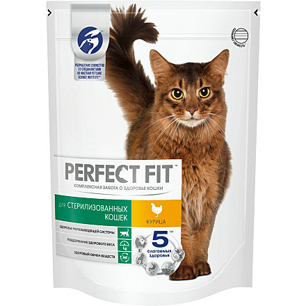 Корм д/к Perfect Fit 650г Курица стерил.