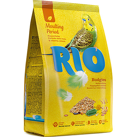 Корм д/волн.попугаев Rio В период линьки 500г