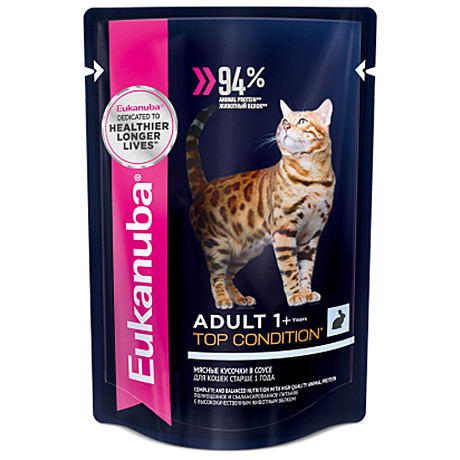 Корм д/к Eukanuba пауч 85г Кролик