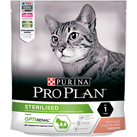 Корм д/к Pro Plan Stelised 400г Лосось здор/почек