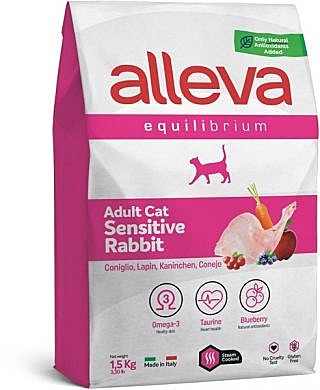 Корм д/к Alleva Equilibrium Sensitive 1,5кг Кролик
