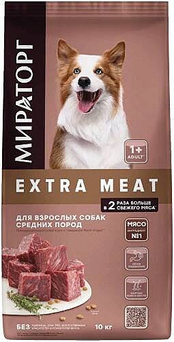 Корм д/с Мираторг 10кг Говядина Black Angus сред.пород
