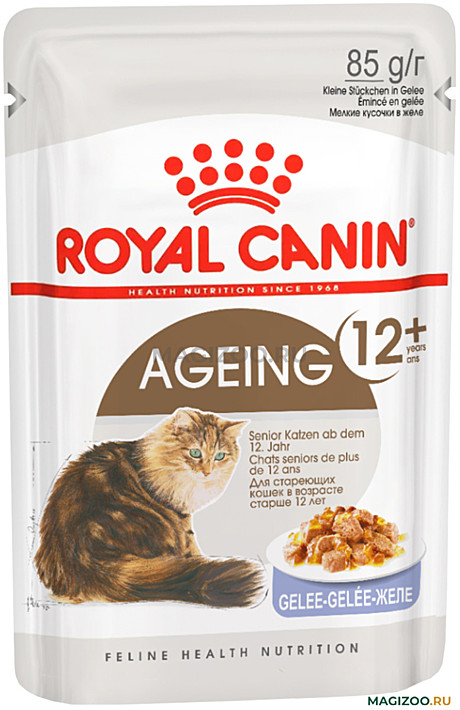 Корм д/к RC Ageing 12+ пауч 85г д/стареющих желе