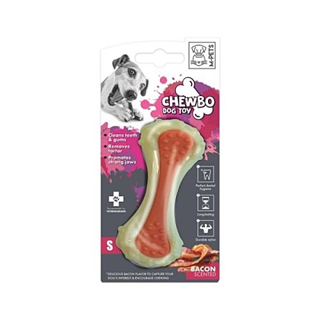Игрушка д/с M-Pets Chewbo Кость S/бекон/нейлон/10,4см