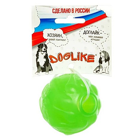 Игрушка д/с DogLike МЯЧ Космос зеленый
