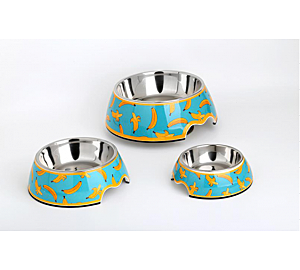 Миска 700мл/меламин/металл/рисунок 34-L