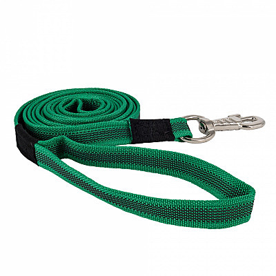 Поводок Каскад 20мм*2м/нейлон/двухсторонний/зеленый