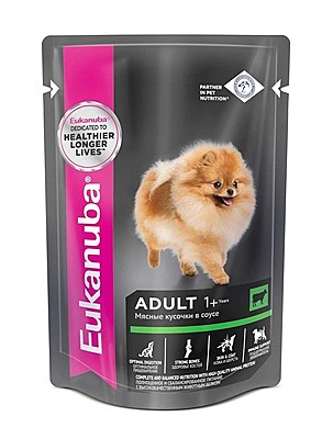 Корм д/с Eukanuba пауч 100г Говядина