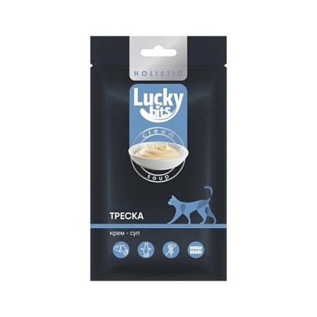 Лак-во д/к Lucky bits Крем-суп Треска 5*20г