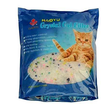 Наполнитель Cristal Cat Litter 3,6кг силикагель/микс