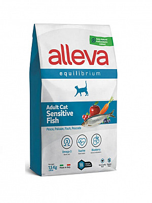 Корм д/к Alleva Equilibrium Sensitive 1,5кг Рыба