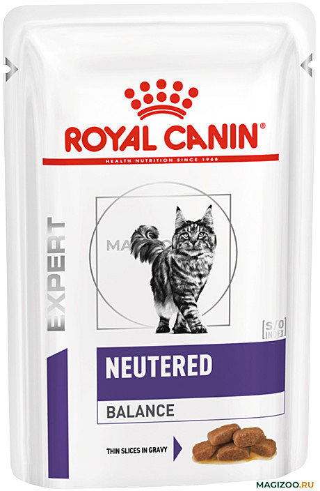 Корм д/к RC Neutered Weight Balance пауч 85г Соус д/стерил.