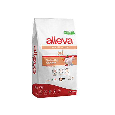 Корм д/к Alleva Equilibrium 5кг Курица д/стерил.