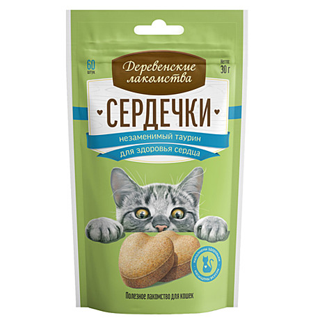 Лак-во д/к Деревенские лак-ва Сердечки с таурином 30г