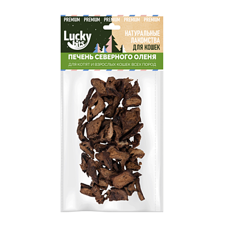 Лак-во д/к Lucky bits Печень северного оленя 30г