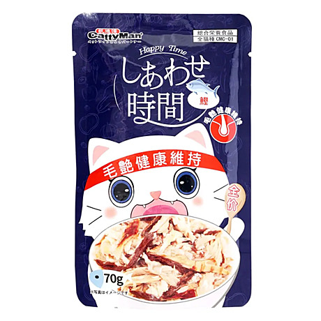 Корм функц. д/к CattyMan Момент счастья пауч 70г Тунец