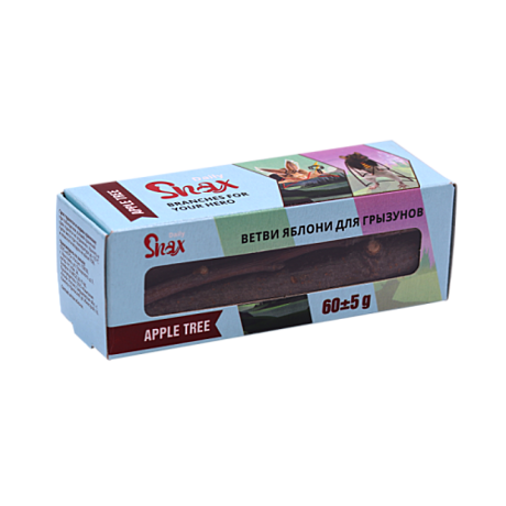 Лак-во д/грызунов Snax Daily Ветви яблони 60г