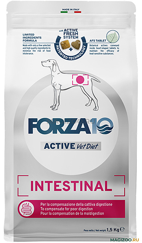 Корм д/с Forza10 Active Line Intestinal 1,5кг проблем.пищеварение