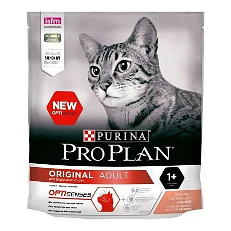 Корм д/к Pro Plan Original 400г Лосось д/органов чувств