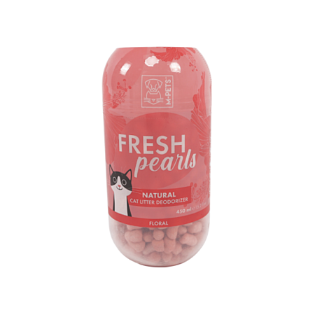 Гранулы д/туалета M-Pets Fresh Pearls 450мл Цветочный