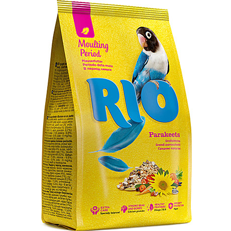 Корм д/ср.попугаев Rio В период линьки 500г