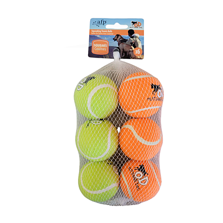 Игрушка д/с All For Paws Outdoor Мяч теннис с пищалкой 6шт.