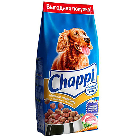 Корм д/с Chappi 15кг Мясное изобилие