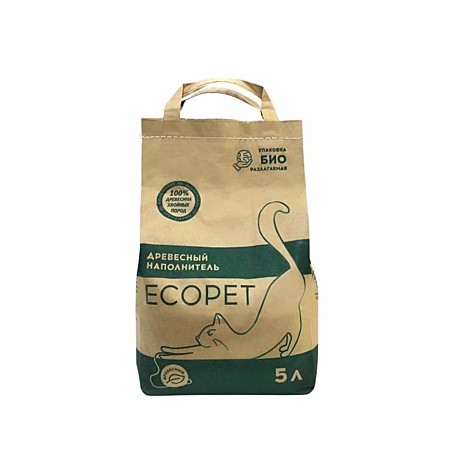 Наполнитель ECOPET 5л древесный