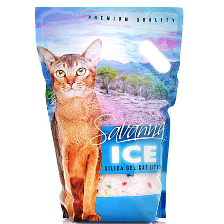 Наполнитель Savanna Ice 4л/1,8кг силикагель/цвет.гранулы