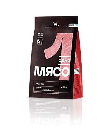 Корм д/котят Одно мясо 400г Индейка