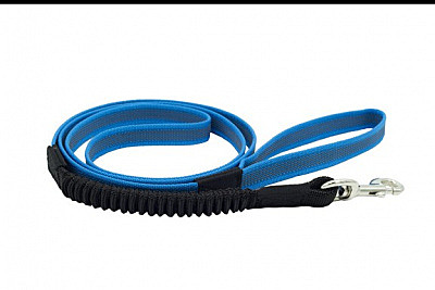 Поводок Каскад 20мм*2м/нейлон/буффер.резинка/синий